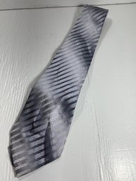 Giorgio Armani Grey Striped Men's Neck Tie