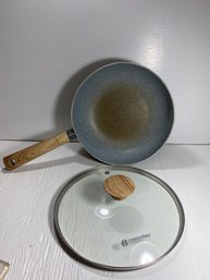 Master Class Marbled 9.5' Deep Frying Pan With Lid