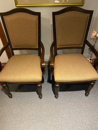 Set Of 2 Upholstered Chairs Made In Vietnam