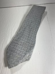Giorgio Armani Grey Silk Acetate Neck Tie