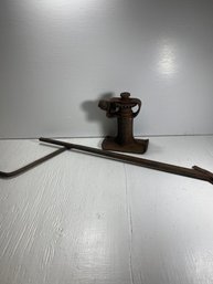 Antique 1950's Car Jack With Handle Marked ' 800 B'