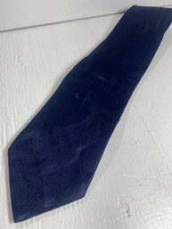 Navy Blue Giorgio Armani Neck Tie All Silk