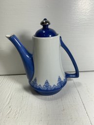 Bombay White And Blue Miniature Teapot