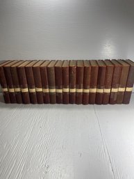 Set Of 19 Antique 1931 Funk & Wagnalls New Standard Encyclopedias Of Universal Knowledge
