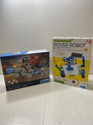 Set Of 2 Brand New Solar Powered Robot Toy STEM