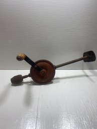 Vintage Breast Plate Hand Crank Drill Tool