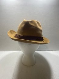 Knox New York Size 7 1/8 Tan Hunter MT Men's Top Hat