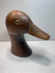 Wooden Duck Paperweight Figurine