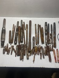 Lot Of 57 Counterbore And Remer Machinist Tool Bits