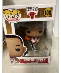 New Funko Pop Figure NBA Chicago Bulls Scottie Pippen