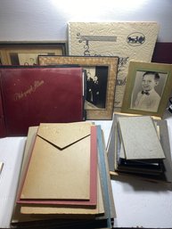 Large Lot Of Old Photographs, Photo Albums, Wedding Photos And Album And More