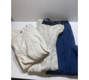 Set Of 3 Mens XL Duofold Thermal Pants And Shirt