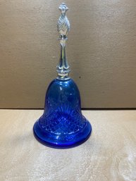 Vintage Avon 1976 Blue Glass Perfume Bottle