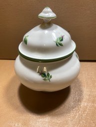 Ausarten Wien Porcelain Lidded Sugar Bowl