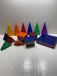 Set Of 59 Picasso Magnetic Building Tile Toy Pieces