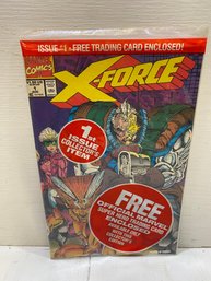 New Sealed X-force Issue 1 Comic Book With Deadpool Trading Card
