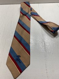 Countess Wera New York Brown,red, And Blue Men's Neck Tie
