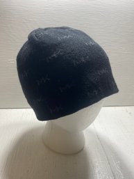 Michael Kors Black Signature Knitted Hat Beanie