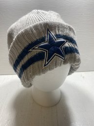 New Era NFL Grey And Blue Cowboys Knitted Hat Beanie