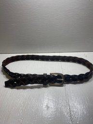 Women's Brown Banana Republic Braided Leather Belt Size Large
