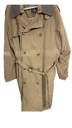 Men's Size 44R Brown London Fog Trench Coat