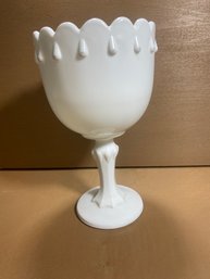 White Candy Bowl Dish Milk Glass (?)