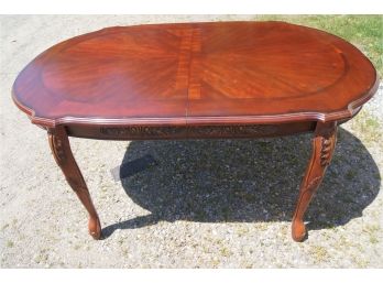 Dining Room Table With Leaf & Protective Pads - No Chairs