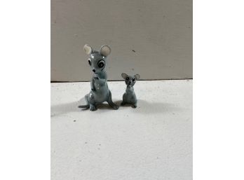Vintage Mice Mini Porcelain Figurines