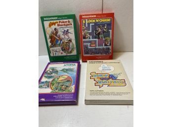 Lot Of 4 Intellivision 1980s Vintage Games