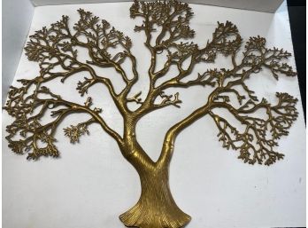 Large Brass Tree Of Life Wall Hanging Made In India
