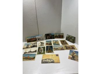 Lot Of 19 Vintage United States Post Cards