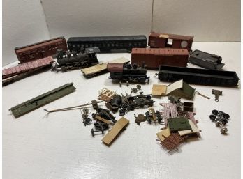 Large Lot Of Miniature Train Models