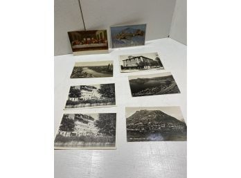 Lot Of 8 Vintage Post Cards From Various Places