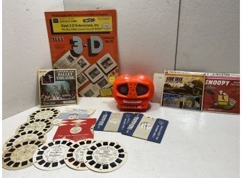1990s Lighted View Master With Lots Of Reels Disney And More