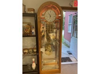 Howard Miller Westminster Grandfather Clock & Curio 610-683