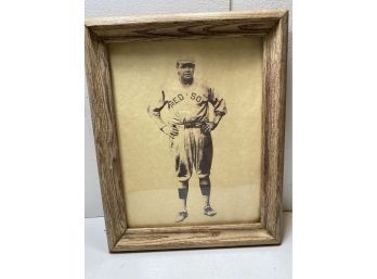 Vintage Babe Ruth Photo In Frame