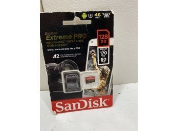 Sandisk Extremepro 128 GB SD Card