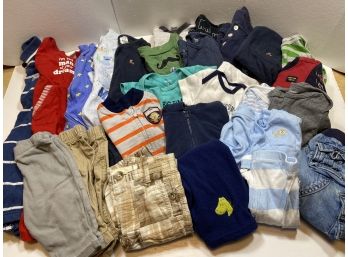 Large 26 Piece Boys 3-6 Month Baby Clothes Onesies,sleepers And More! #9