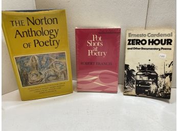 Lot Of 4 Poetry Books