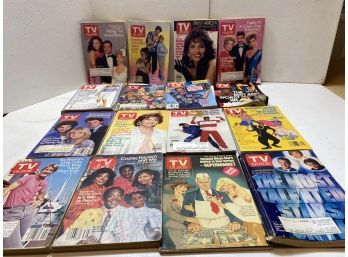 Lot Of 16 Vintage TV Guides From 1980's-1990's Cosby Show And More