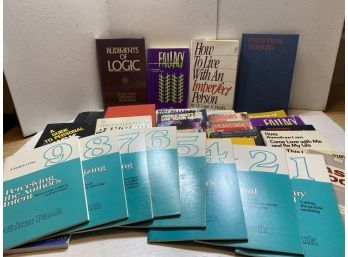 Huge Lot Of 35 Logic/psychology/self Help Books