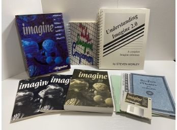 Amiga Imagine Software 2.0  With Books  And Discs