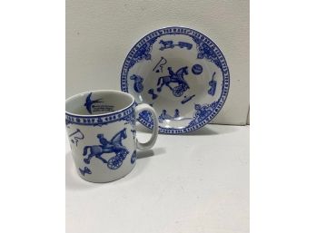Spode Edwardian Childhood Set Of Cup And Bowl
