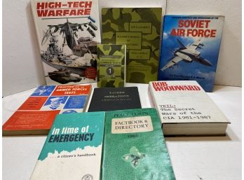 Lot Of 9 Military/war/plane Books