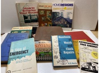 Lot Of 13 Home Improvement Books/how To Fix It Books Carpentry,solarize,electricty And More