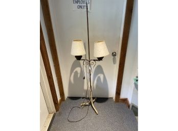 Vintage Double Lamp Floor Lamp