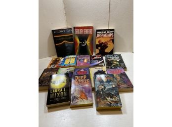 Lot 16 Science Fiction Books From The 90s And (1) 2000s