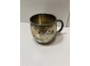 .925 Sterling Silver Baby Cup With Bag