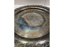 Oneida Silverplate Large Serving Tray With Handles