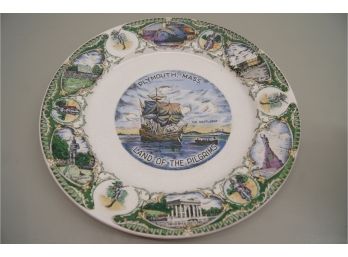 Plymouth Massachusetts Decorative Plate